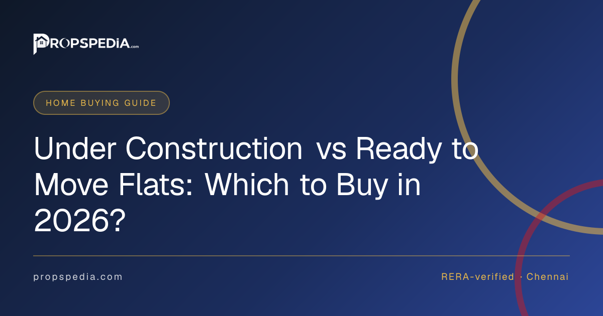 Under Construction vs Ready to Move Flats: Which to Buy in 2026?